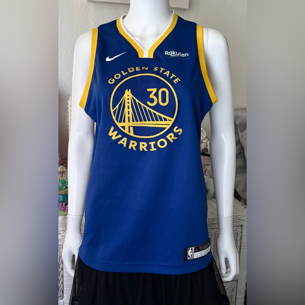 Nike Swingman Badge NBA Basketball Jersey Stephen Curry #30 GS Warriors Size M